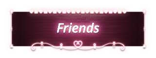 Friends Panel from Neon Valentine Panels Theme.